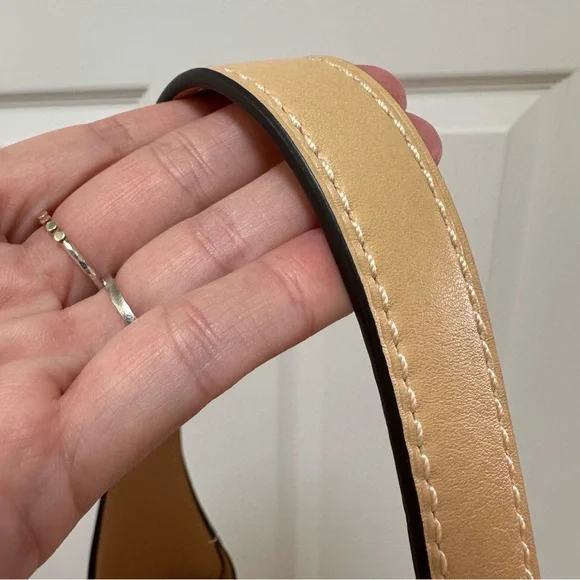 Coach Brooklyn 28 Shoulder Bag Natural Tan Brass Leather NWT - Picture 7 of 10